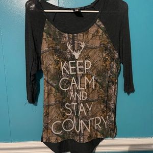 Realtree 3/4 sleeve